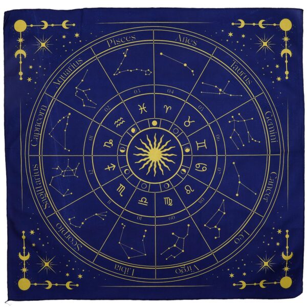Tapete para lectura de tarot - Zodiaco